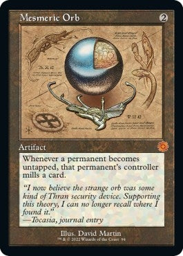 Image for Mesmeric Orb (Schematic) (94) (The Brothers' War: Retro Frame Artifacts) - Magic: The Gathering