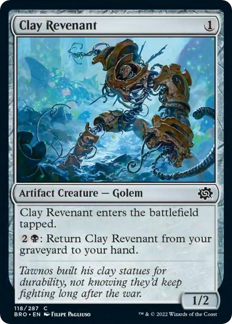 Image for Clay Revenant (118) (The Brothers' War) - Magic: The Gathering