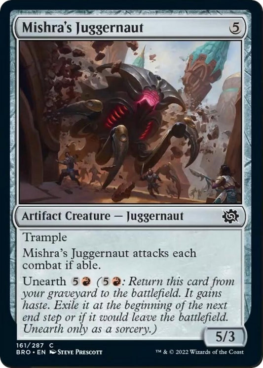 Image for Mishra's Juggernaut (161) (The Brothers' War) - Magic: The Gathering