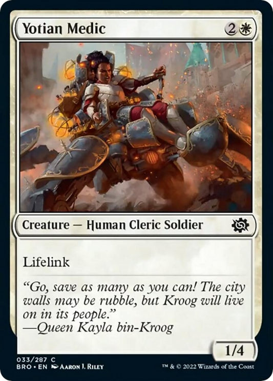 Image for Yotian Medic (33) (The Brothers' War) - Magic: The Gathering
