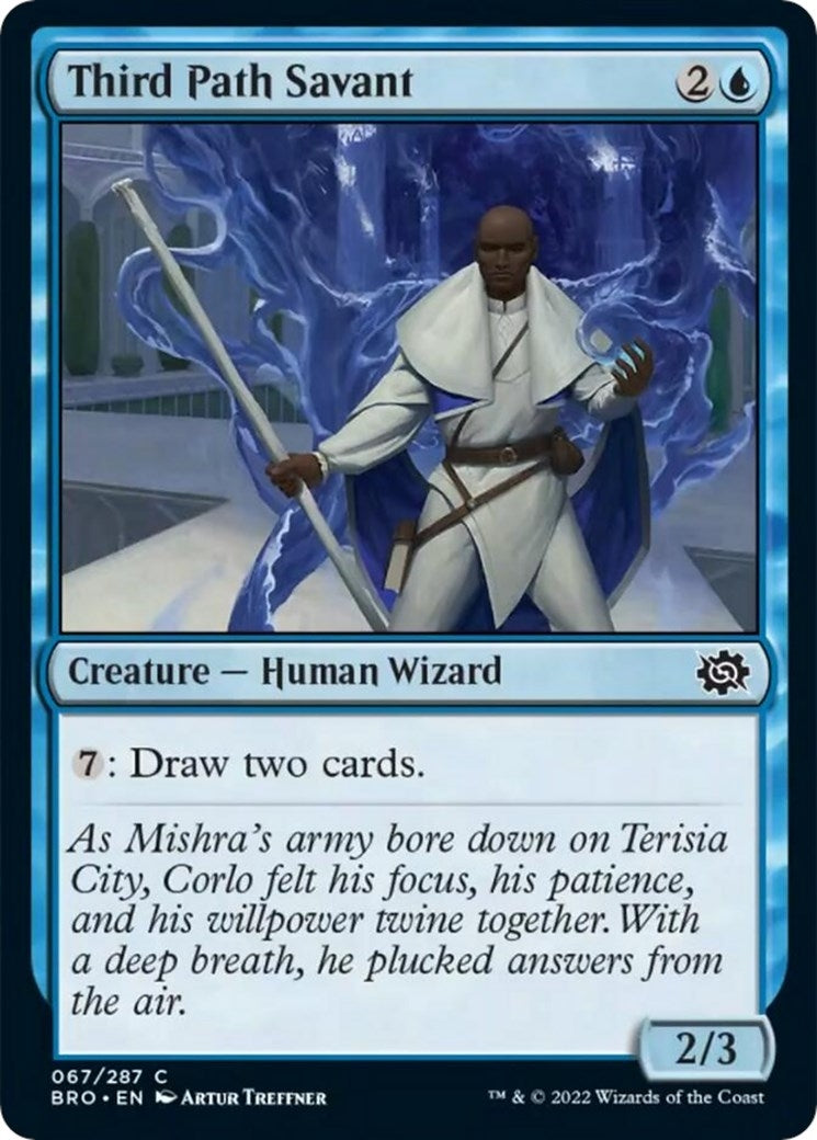 Image for Third Path Savant (67) (The Brothers' War) - Magic: The Gathering
