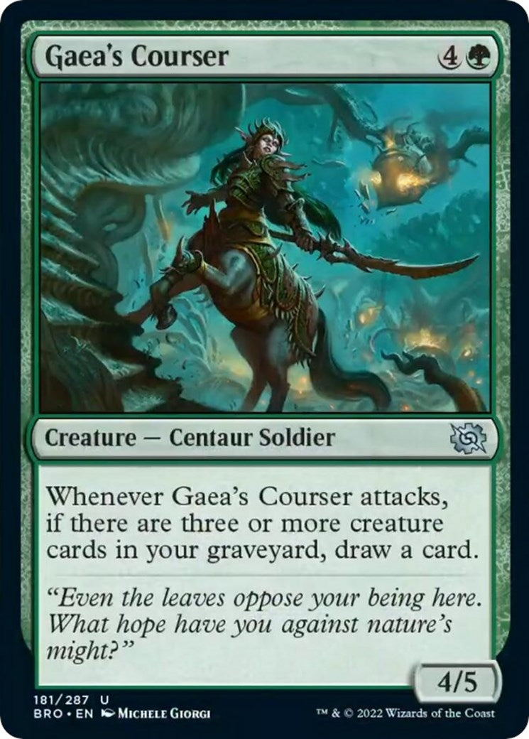 Image for Gaea's Courser (181) (The Brothers' War) - Magic: The Gathering
