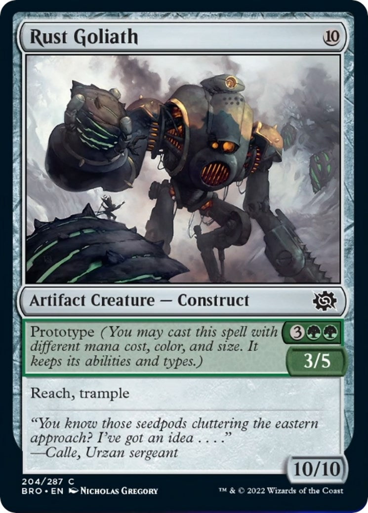 Image for Rust Goliath (204) (The Brothers' War) - Magic: The Gathering