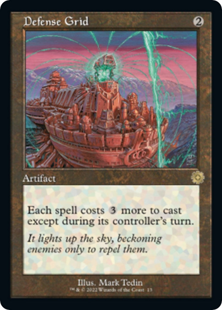 Image for Defense Grid (13) (The Brothers' War: Retro Frame Artifacts) - Magic: The Gathering