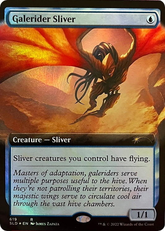 Image for Galerider Sliver (Extended Art) (619) (Secret Lair Drop Series) - Magic: The Gathering