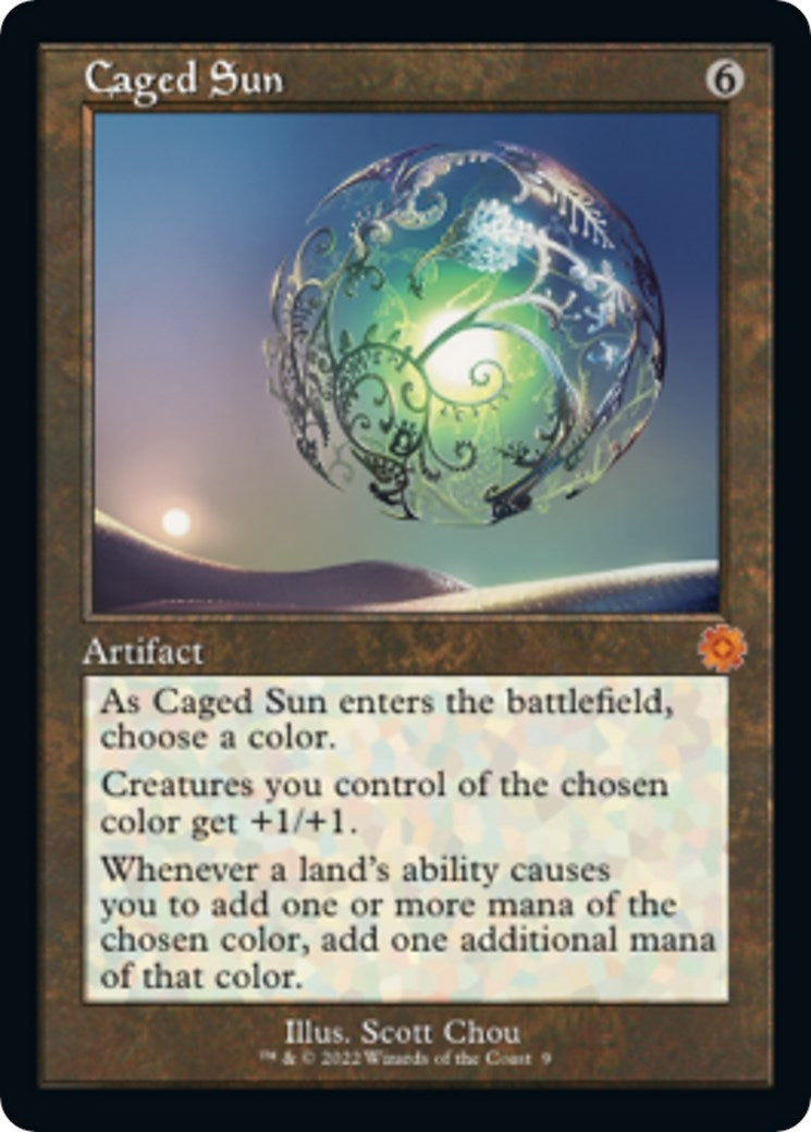 Image for Caged Sun (9) (The Brothers' War: Retro Frame Artifacts) - Magic: The Gathering