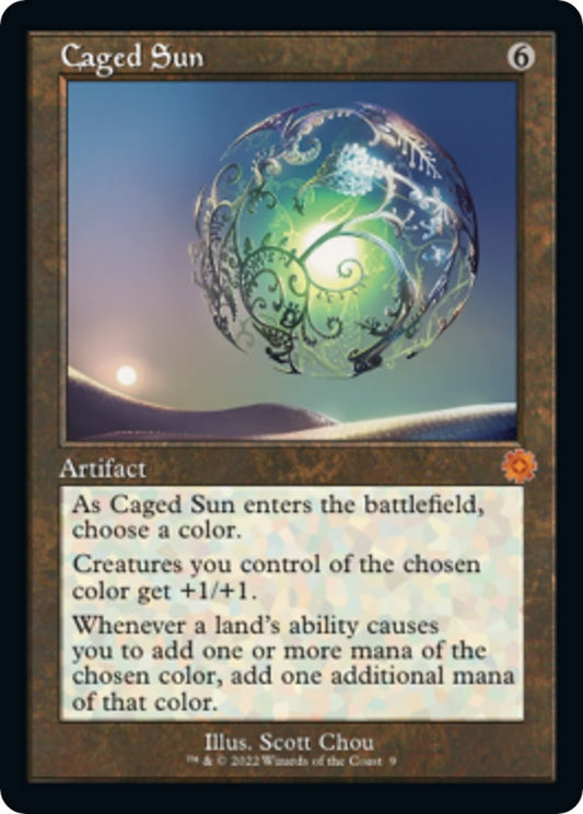 Image for Caged Sun (9) (The Brothers' War: Retro Frame Artifacts) - Magic: The Gathering