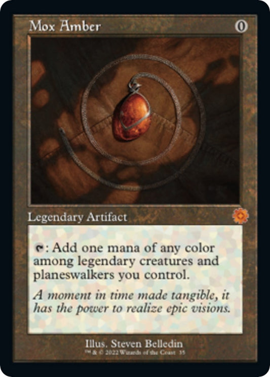 Image for Mox Amber (35) (The Brothers' War: Retro Frame Artifacts) - Magic: The Gathering
