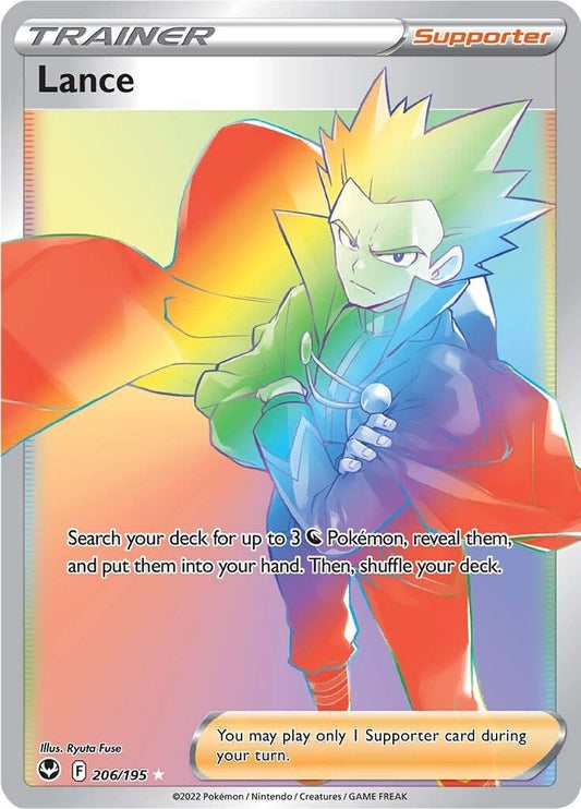 Image for Lance (Secret) (206/195) (SWSH12: Silver Tempest) - Pokemon