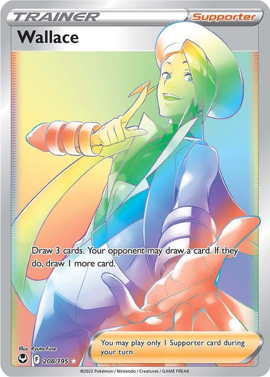 Image for Wallace (Secret) (208/195) (SWSH12: Silver Tempest) - Pokemon
