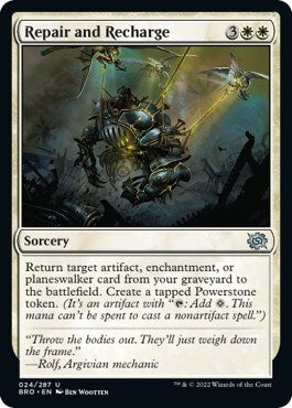 Image for Repair and Recharge (24) (The Brothers' War) - Magic: The Gathering