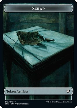 Image for Scrap // Phyrexian Myr Double-Sided Token (12 // 5) (Commander: The Brothers' War) - Magic: The Gathering