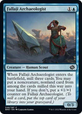 Image for Fallaji Archaeologist (48) (The Brothers' War) - Magic: The Gathering