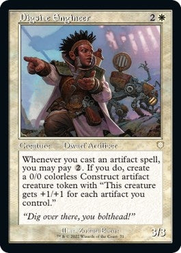 Image for Digsite Engineer (Retro Frame) (71) (Commander: The Brothers' War) - Magic: The Gathering
