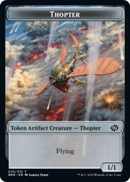 Image for Thopter // Construct (005) Double-Sided Token (10 // 5) (The Brothers' War) - Magic: The Gathering