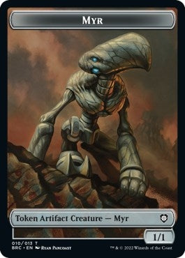 Image for Myr // Thopter (010) Double-Sided Token (10 // 10) (Commander: The Brothers' War) - Magic: The Gathering
