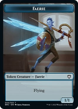 Image for Faerie // Thopter (010) Double-Sided Token (4 // 10) (Commander: The Brothers' War) - Magic: The Gathering