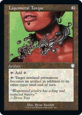 Image for Liquimetal Torque (Retro Frame) (145) (Commander: The Brothers' War) - Magic: The Gathering