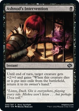 Image for Ashnod's Intervention (85) (The Brothers' War) - Magic: The Gathering