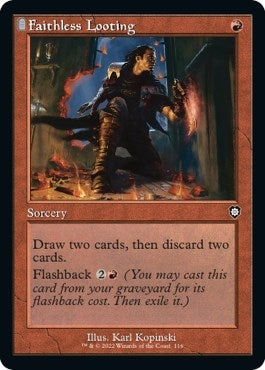 Image for Faithless Looting (Retro Frame) (116) (Commander: The Brothers' War) - Magic: The Gathering