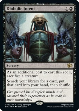 Image for Diabolic Intent (89) (The Brothers' War) - Magic: The Gathering