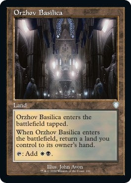 Image for Orzhov Basilica (Retro Frame) (191) (Commander: The Brothers' War) - Magic: The Gathering