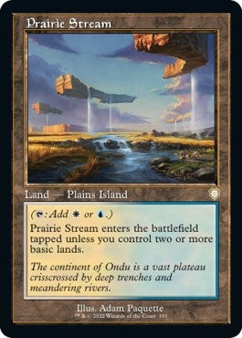 Image for Prairie Stream (Retro Frame) (193) (Commander: The Brothers' War) - Magic: The Gathering