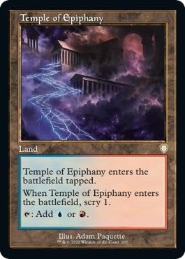Image for Temple of Epiphany (Retro Frame) (207) (Commander: The Brothers' War) - Magic: The Gathering