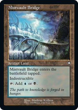 Image for Mistvault Bridge (Retro Frame) (189) (Commander: The Brothers' War) - Magic: The Gathering