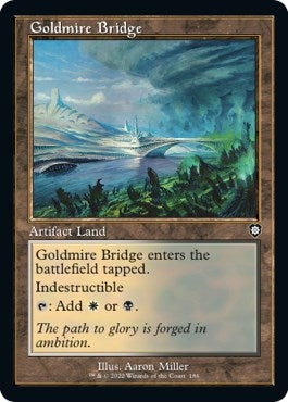 Image for Goldmire Bridge (Retro Frame) (186) (Commander: The Brothers' War) - Magic: The Gathering
