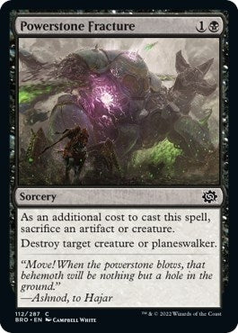 Image for Powerstone Fracture (112) (The Brothers' War) - Magic: The Gathering