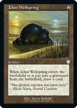 Image for Ichor Wellspring (Retro Frame) (143) (Commander: The Brothers' War) - Magic: The Gathering