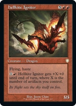 Image for Hellkite Igniter (Retro Frame) (117) (Commander: The Brothers' War) - Magic: The Gathering