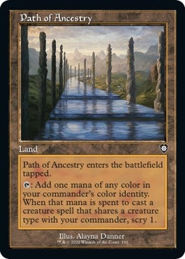 Image for Path of Ancestry (Retro Frame) (192) (Commander: The Brothers' War) - Magic: The Gathering