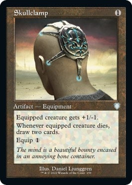 Image for Skullclamp (Retro Frame) (159) (Commander: The Brothers' War) - Magic: The Gathering
