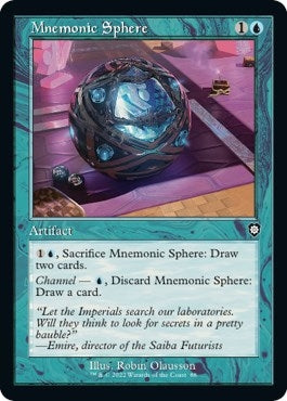 Image for Mnemonic Sphere (Retro Frame) (88) (Commander: The Brothers' War) - Magic: The Gathering