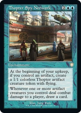 Image for Thopter Spy Network (Retro Frame) (97) (Commander: The Brothers' War) - Magic: The Gathering