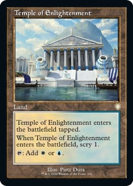 Image for Temple of Enlightenment (Retro Frame) (206) (Commander: The Brothers' War) - Magic: The Gathering