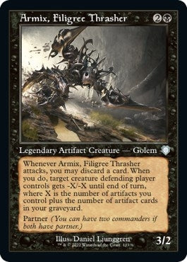Image for Armix, Filigree Thrasher (Retro Frame) (103) (Commander: The Brothers' War) - Magic: The Gathering