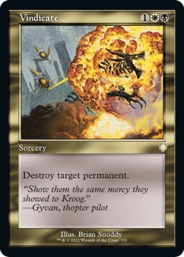 Image for Vindicate (Retro Frame) (131) (Commander: The Brothers' War) - Magic: The Gathering