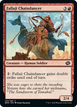 Image for Fallaji Chaindancer (134) (The Brothers' War) - Magic: The Gathering