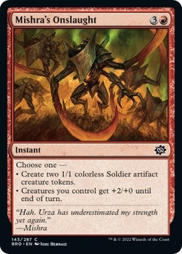 Image for Mishra's Onslaught (143) (The Brothers' War) - Magic: The Gathering