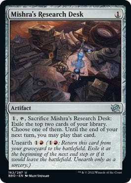 Image for Mishra's Research Desk (162) (The Brothers' War) - Magic: The Gathering