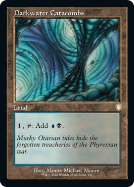 Image for Darkwater Catacombs (Retro Frame) (181) (Commander: The Brothers' War) - Magic: The Gathering