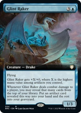 Image for Glint Raker (Extended Art) (54) (Commander: The Brothers' War) - Magic: The Gathering