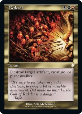 Image for Bedevil (Retro Frame) (121) (Commander: The Brothers' War) - Magic: The Gathering