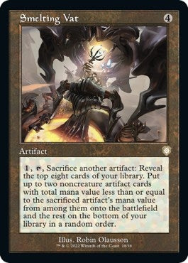 Image for Smelting Vat (Retro Frame) (18) (Commander: The Brothers' War) - Magic: The Gathering