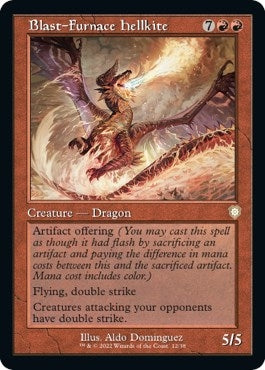 Image for Blast-Furnace Hellkite (Retro Frame) (12) (Commander: The Brothers' War) - Magic: The Gathering