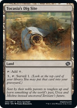 Image for Tocasia's Dig Site (266) (The Brothers' War) - Magic: The Gathering