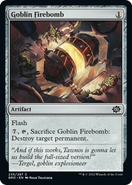 Image for Goblin Firebomb (235) (The Brothers' War) - Magic: The Gathering